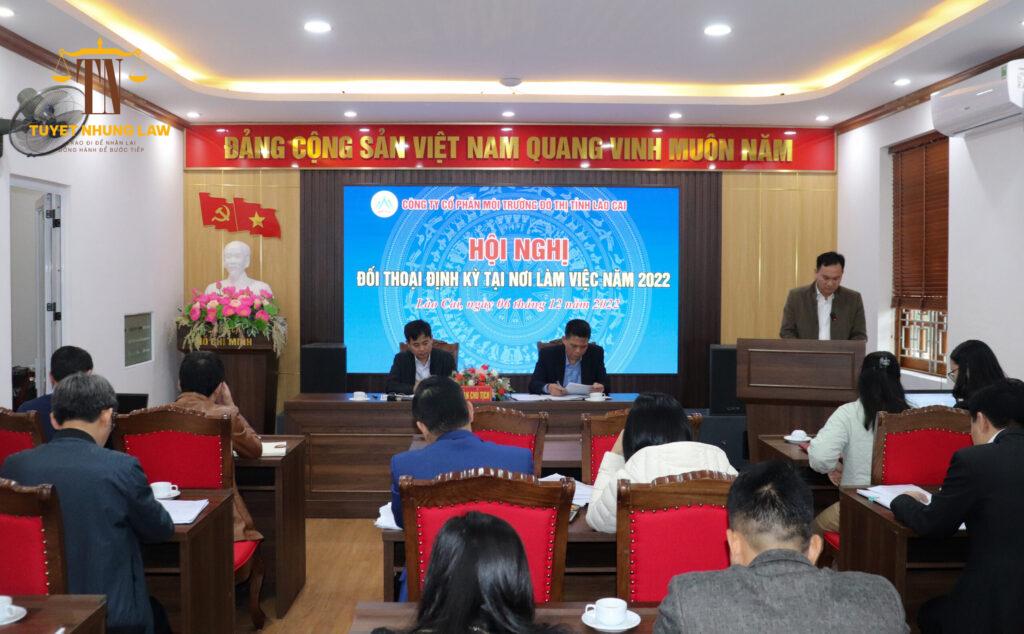 nội dung đối thoại tại nơi làm việc